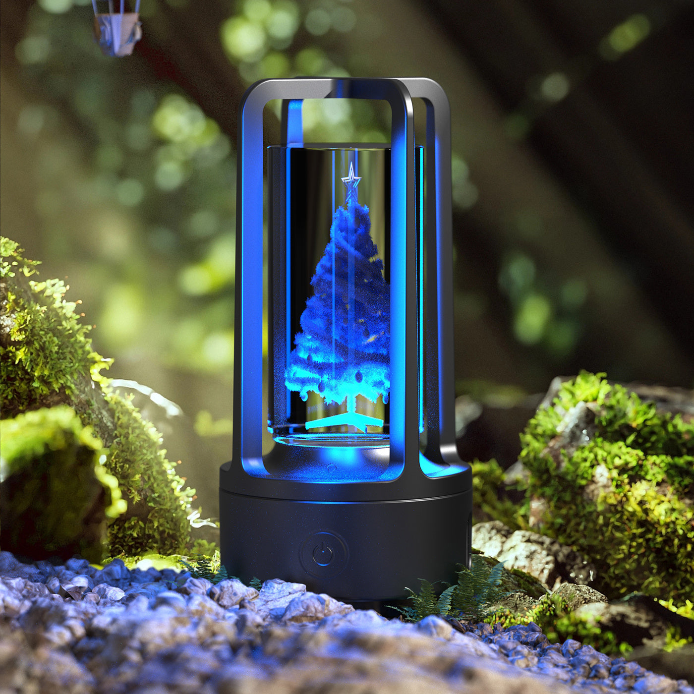 Crystal-Glow 2-in-1 Lamp & Speaker