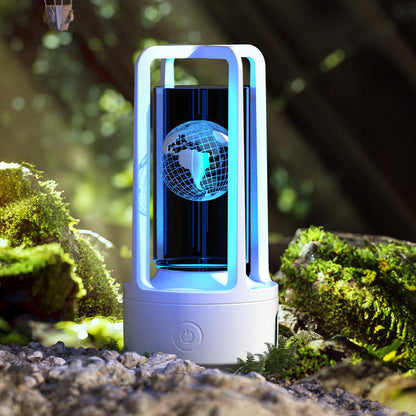 Crystal-Glow 2-in-1 Lamp & Speaker