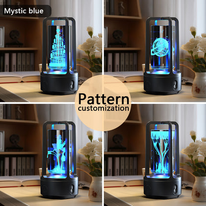 Crystal-Glow 2-in-1 Lamp & Speaker