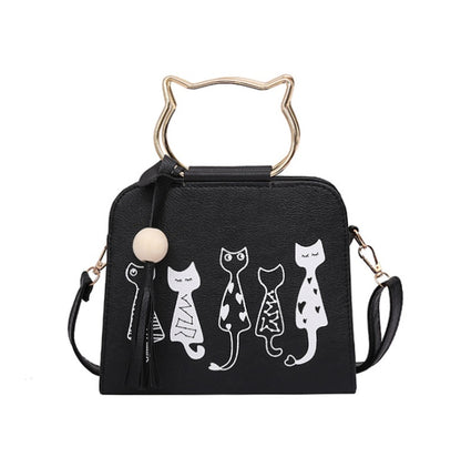 Summer new ladies cat handbag shoulder diagonal handbag