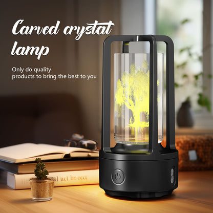 Crystal-Glow 2-in-1 Lamp & Speaker