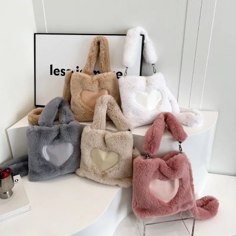 Fluffy Winter Tote Bag