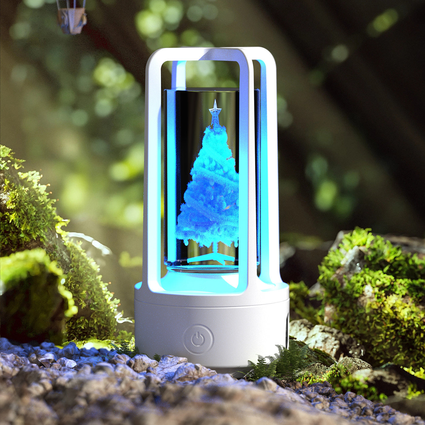 Crystal-Glow 2-in-1 Lamp & Speaker