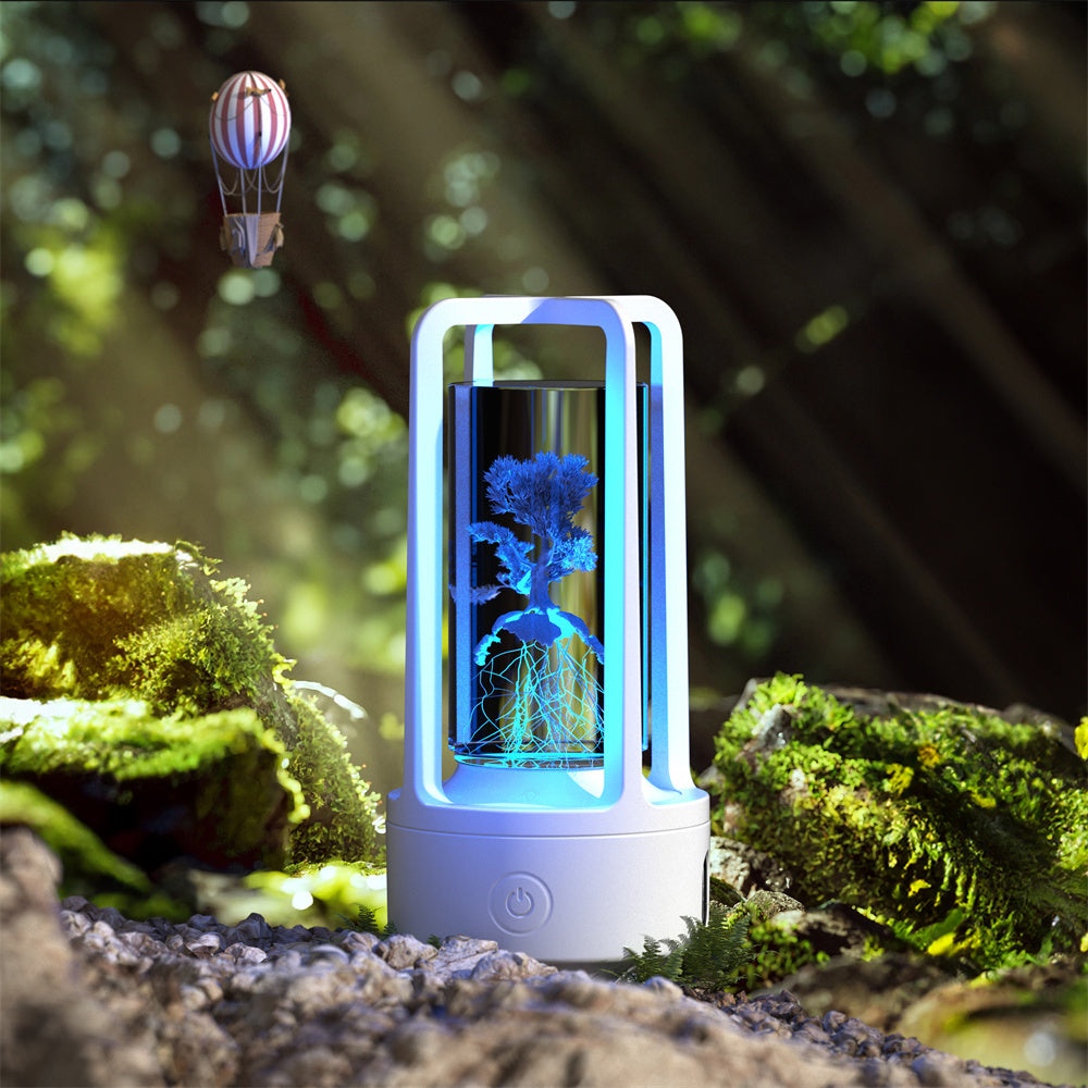 Crystal-Glow 2-in-1 Lamp & Speaker