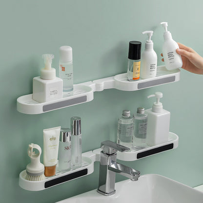 Foldable Bathroom Organizer Without Punching Holes