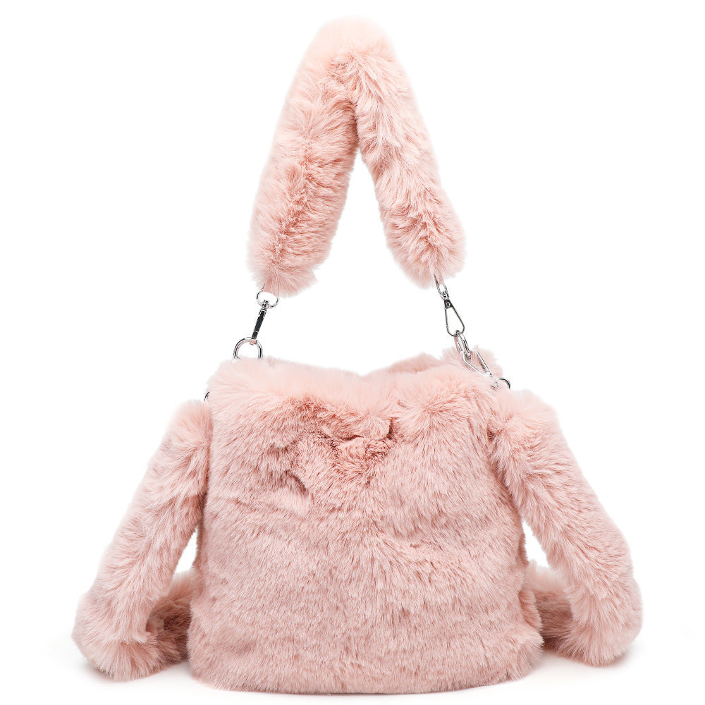 Fluffy Winter Tote Bag