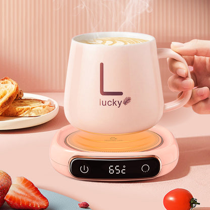 Digital Milk Warmer Pad - Desktop Heating Base with Display