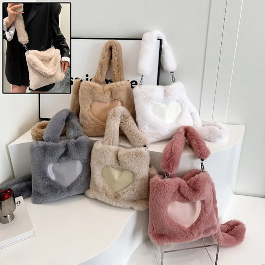 Fluffy Winter Tote Bag