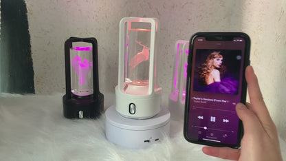 Crystal-Glow 2-in-1 Lamp & Speaker