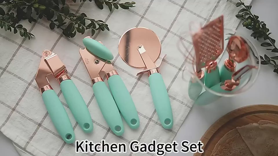 Kitchen Household Peeler Gadget Copper Plating Set